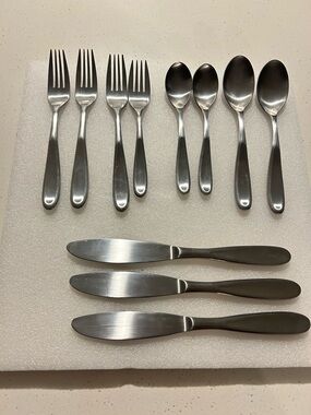 Splendide 18/0 Stainless Steel Flatware Set 11pc Silverware Replacement